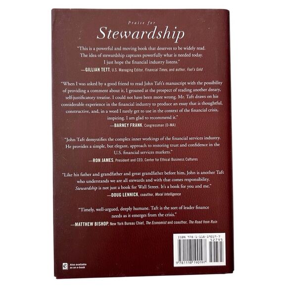 $15 or 2/$20 Stewardship Lessons Learned from the Lost Culture of Wall Street - Picture 2 of 5